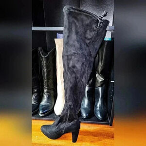 Thigh High Heeled Boots